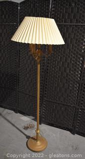 Candelabra Floor Lamp With Shade